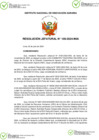 Vista preliminar de documento Resolución Jefatural Nº 109-2024-INIA