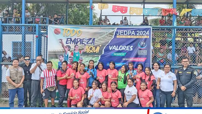 El evento concluyó con la premiación de medallas a los campeones y sub campeones en la disciplina de futbol.