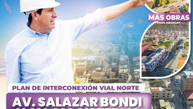  MPA: Fomentando La Integración Vial En Abancay: Pronta Inauguración De Las Avenidas Salazar Bondy Y Magisterial En Villa Ampay. 