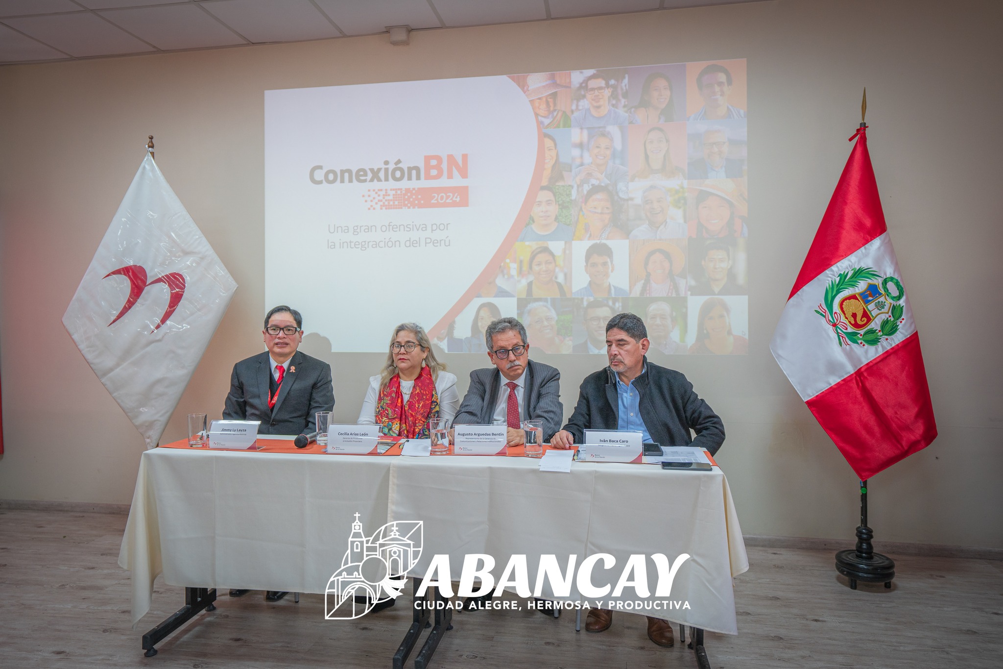 En Conferencia De Prensa Banco De La Nación Presenta #Conexión BN Abancay: Una Iniciativa Que Promueve La Inclusión Financiera Y El Desarrollo Económico Productivo En La Provincia.