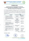 Vista preliminar de documento COMUNICADO - MODIFICACION DEL CRONOGRAMA