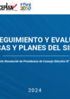 Vista preliminar de documento PPT con información de los principales cambios de la Guía para el seguimiento y evaluación de políticas nacionales y planes del Sinaplan (actualizada 2024)