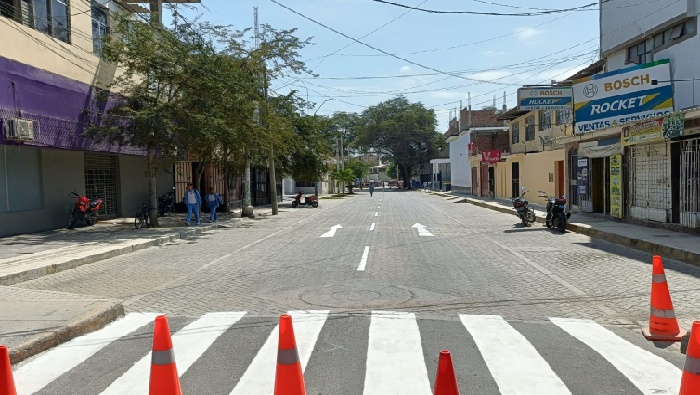Señalizan Jr. Tambogrande