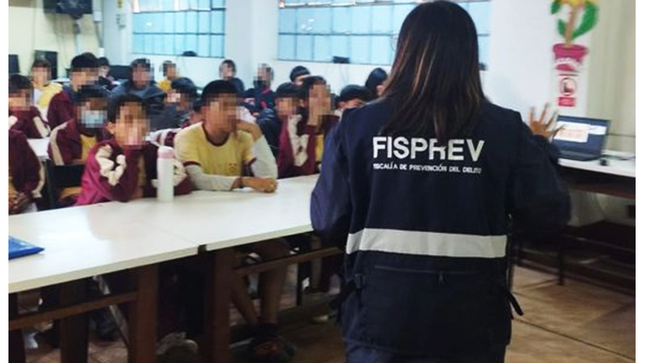 Fiscalía brinda charlas para prevenir y erradicar el trabajo infantil en escolares de Lima Norte