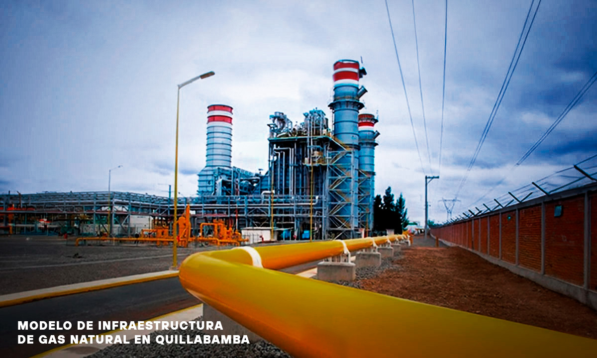 Modelo del proyecto de infraestructura para suministro de gas natural