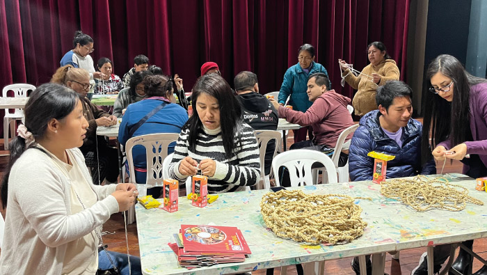 Transmitimos los valores de Caral a personas con discapacidad de Santa Anita