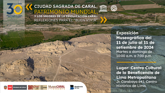 ¡IMPERDIBLE! Exposición Museográfica de Caral llega al Centro Histórico de Lima