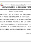 Vista preliminar de documento COMUNICADO N° 02-2024-UGEL-V-CRD_ ADJUDICACIÓN REASIGNACIÓN DOCENTE (1)