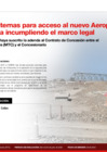 Vista preliminar de documento Construcción de vías internas para acceso al nuevo Aeropuerto Jorge Chávez se ejecuta incumpliendo el marco legal