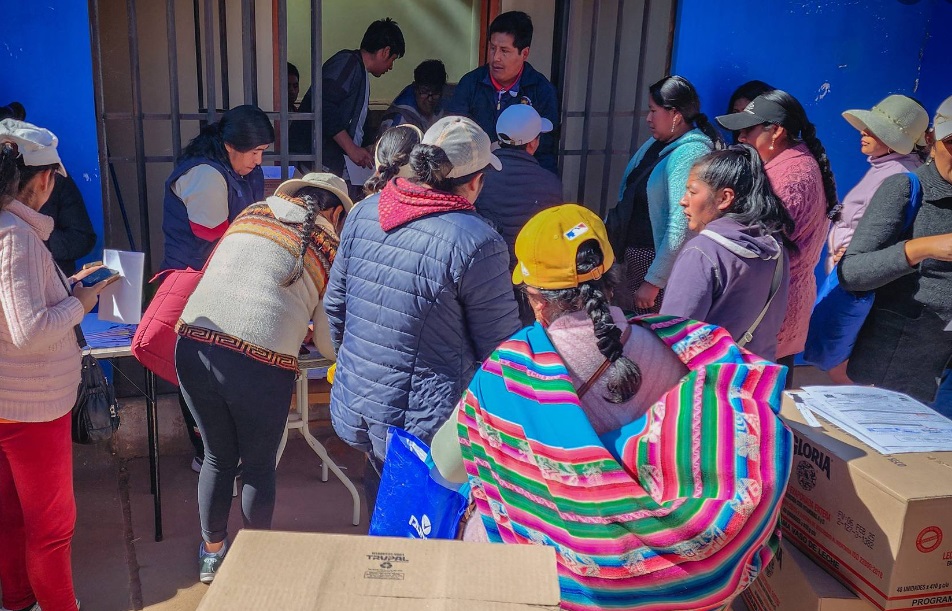 4 mil 400 puneños beneficiados con la distribución de raciones del Programa Vaso de Leche