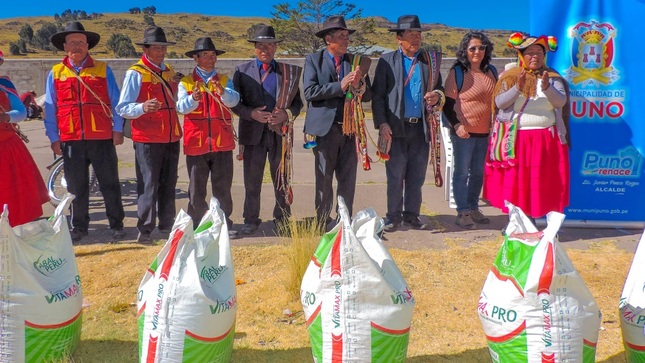 Municipalidad de Puno impulsa el sector ganadero con gran remate y exhibición de ganado vacuno, ovino y porcino en el centro poblado de Hila