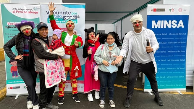 Hospital San Bartolomé realiza campaña preventiva para gestantes y puérperas por bajas temperaturas