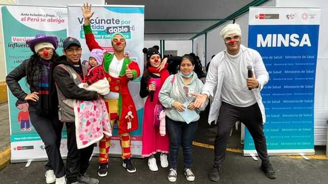 Hospital San Bartolomé realiza campaña preventiva para gestantes y puérperas por bajas temperaturas 