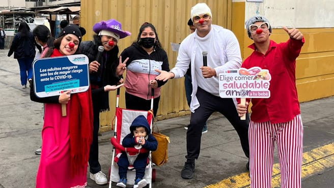 Hospital San Bartolomé realiza campaña preventiva para gestantes y puérperas por bajas temperaturas