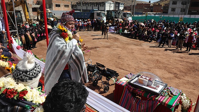 Puno: Minsa dio inicio a la construcción del nuevo Centro de Salud de Desaguadero