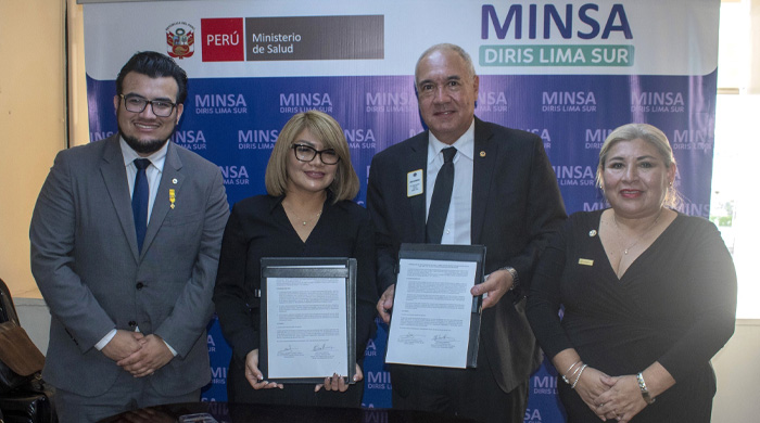 La Diris Lima Sur y el Club de Leones Internacional de Miami firman importante acuerdo de cooperación