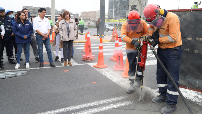 MTC: Se inicia plan de desvío en Paseo Colón para la construcción de la Estación Central de la Línea 2 del Metro de Lima