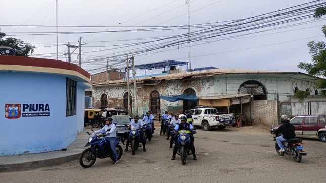 Patrullaje de los nuevos serenos de Piura