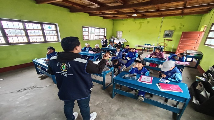 Alumnos de la I.E. Virgen de la Asunción reciben charlas de educación vial
