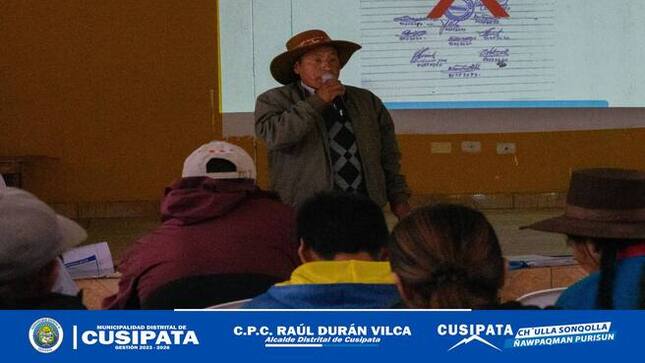 Capacitación de las juntas administradoras de servicios de saneamiento JASS de cusipata