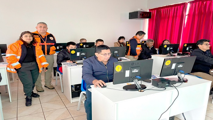 capacitados en el manejo y registro del sistema SINPAD