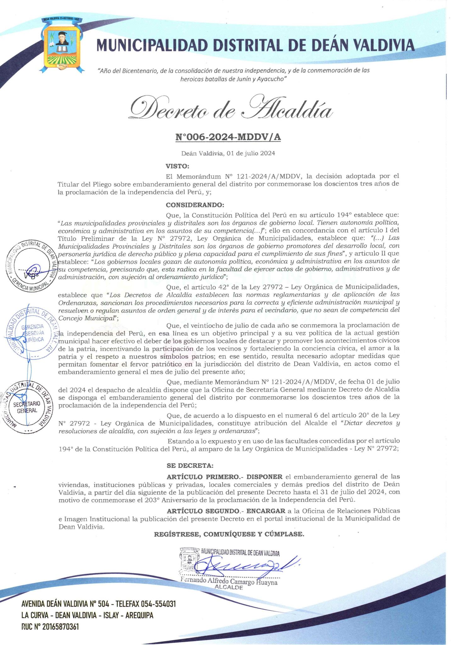 Embanderamiento