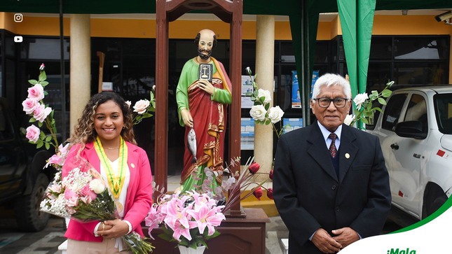 Recibimiento a la Sociedad de la Santísima Virgen del Carmen de Mala