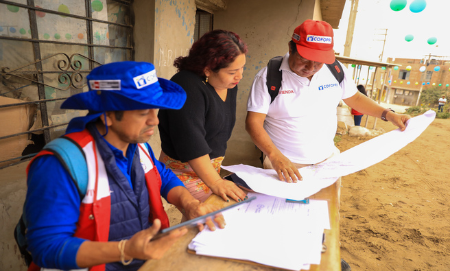 Campaña de empadronamiento digital casa por casa a nivel nacional, beneficiará a 9,012 familias peruanas.