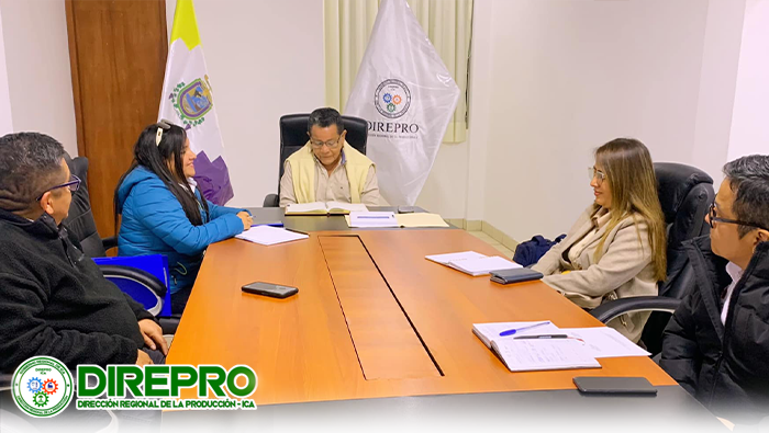 Reunión con la Sub Gerenta de Pesca Artesanal e Inversiones de la Municipalidad Distrital de Marcona
