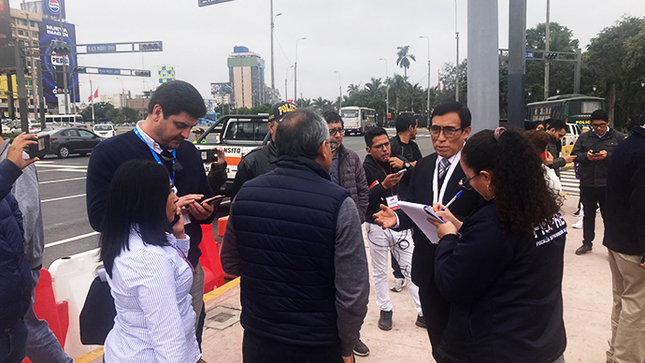 Fiscalía realiza acción preventiva en zona donde se realizarán obras de la Línea 2 del Metro de Lima