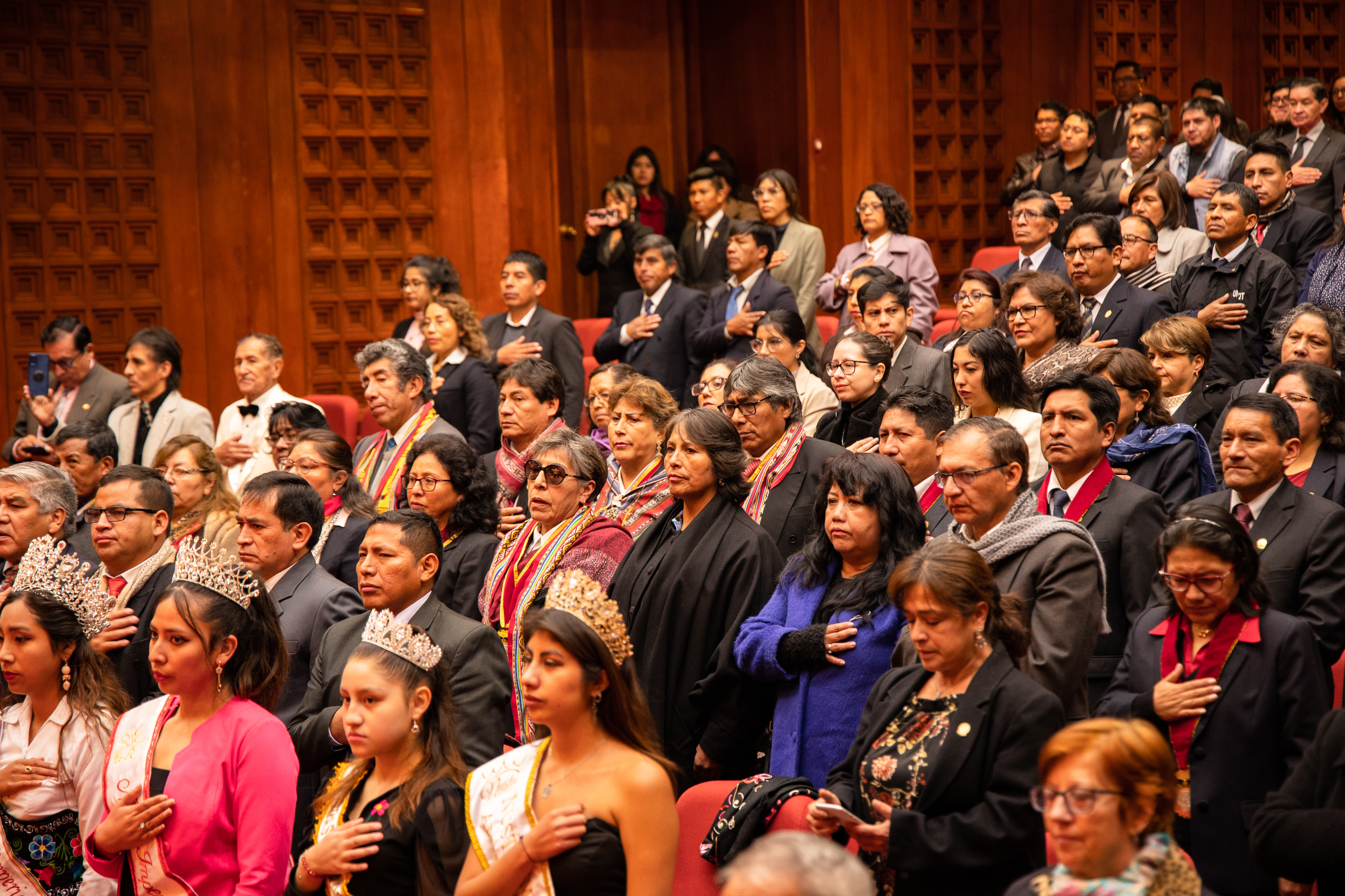 Publico asistente al VII aniversario de la UNADQTC