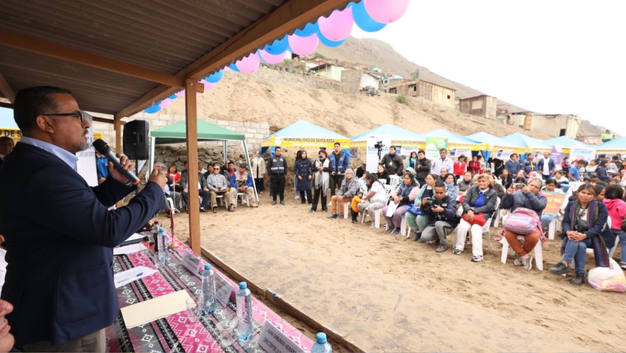 Minsa acercó los principales servicios de salud al distrito de Santa Rosa