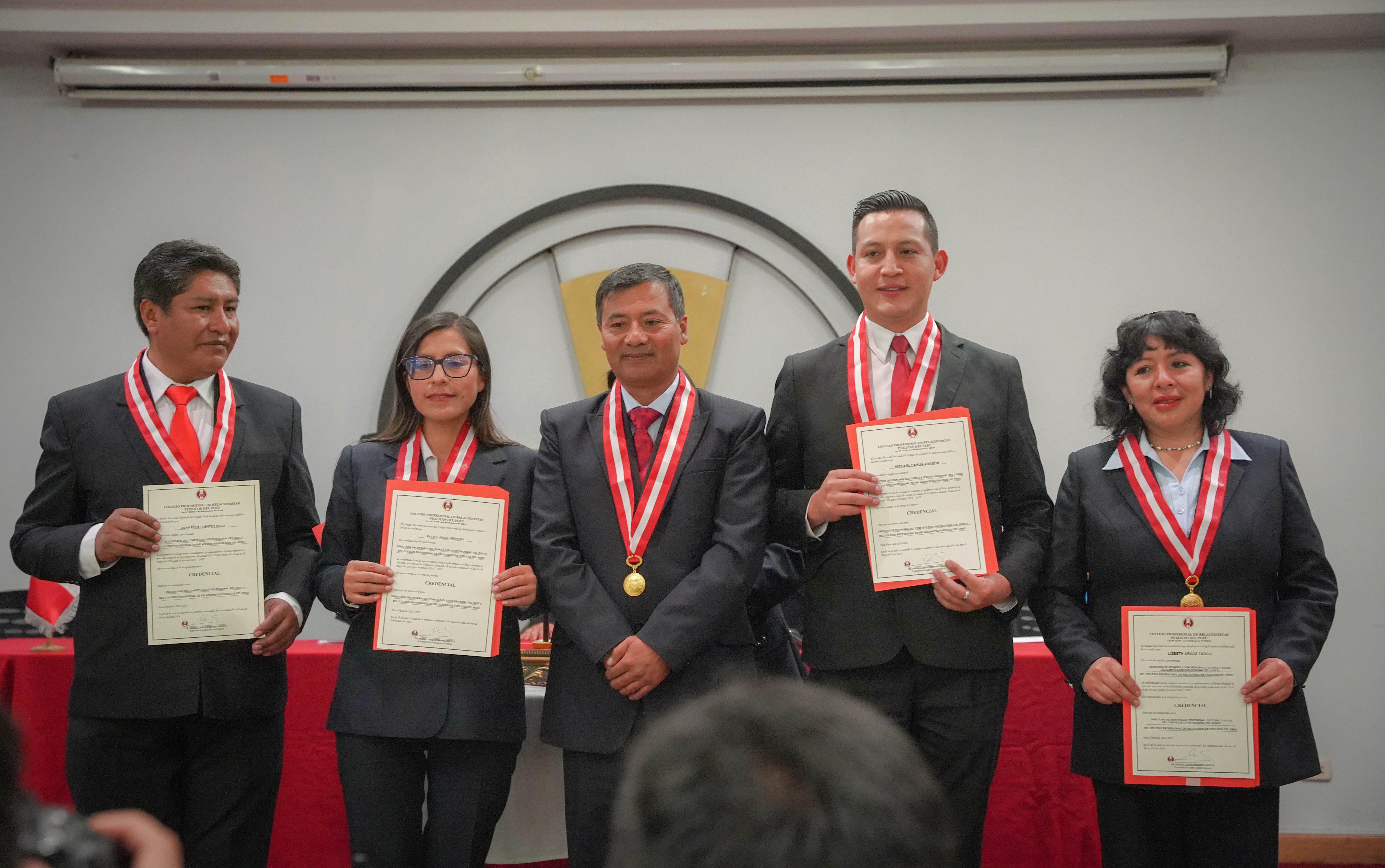Presidenta de la Corte de Cusco participó en juramentación de nuevo comité ejecutivo del Colegio de Relacionistas Públicos