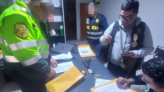 Fiscalía anticorrupción de Ica consigue la detención preliminar del comisario de La Tinguiña