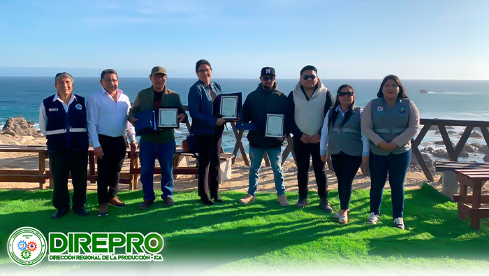 El Director Regional de la Producción de Ica premio a los ganadores regionales del evento “Pescadores Artesanales del Año 2024”