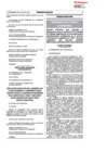 Vista preliminar de documento Decreto Supremo N° 061-2019-PCM, aprueba el Reglamento para aplicación del Análisis de Calidad Regulatoria