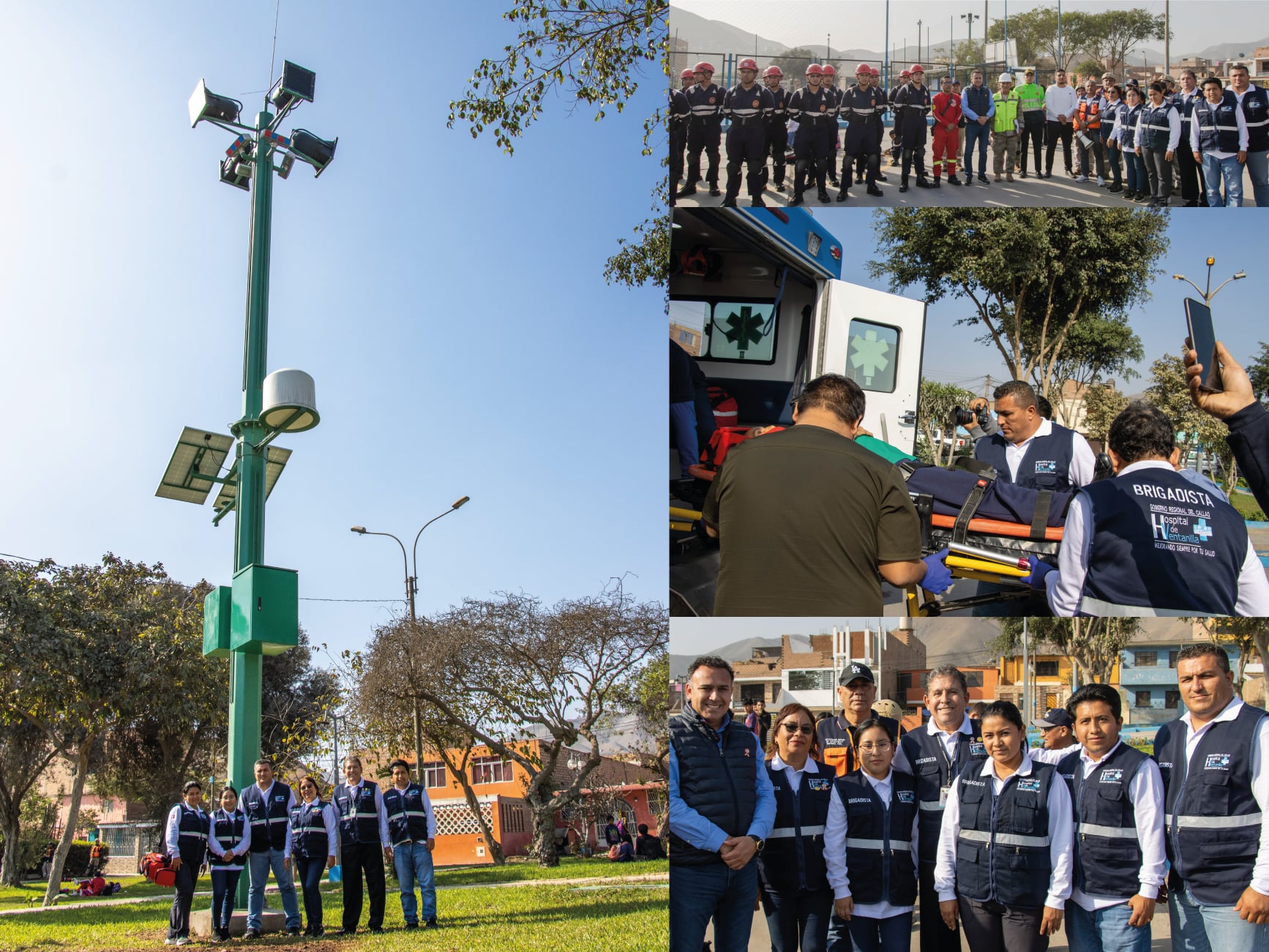Equipo del EMED del Hospital de Ventanilla participó en simulacro SASPe