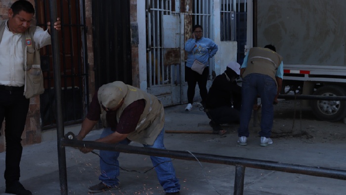 Retiro de estructuras en la Urb. Piura