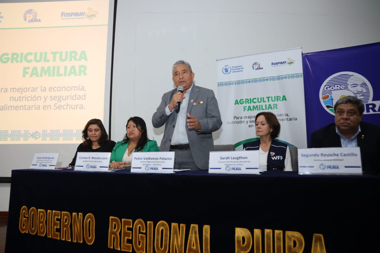 GORE, PMA y Fospibay lanzan proyecto para impulsar la agricultura familiar