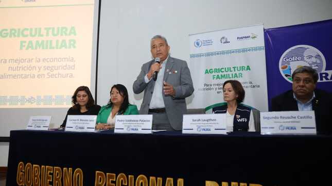 GORE, PMA y Fospibay lanzan proyecto para impulsar la agricultura familiar