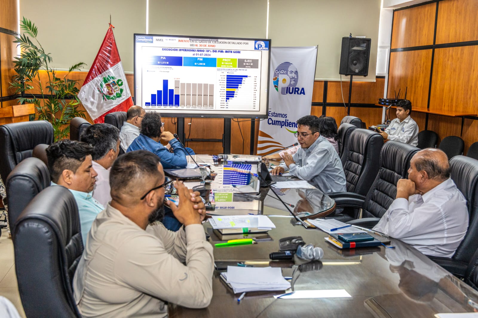 Comité de Seguimiento de Inversiones del GORE acuerda agilizar ejecución de obras en beneficio de la región