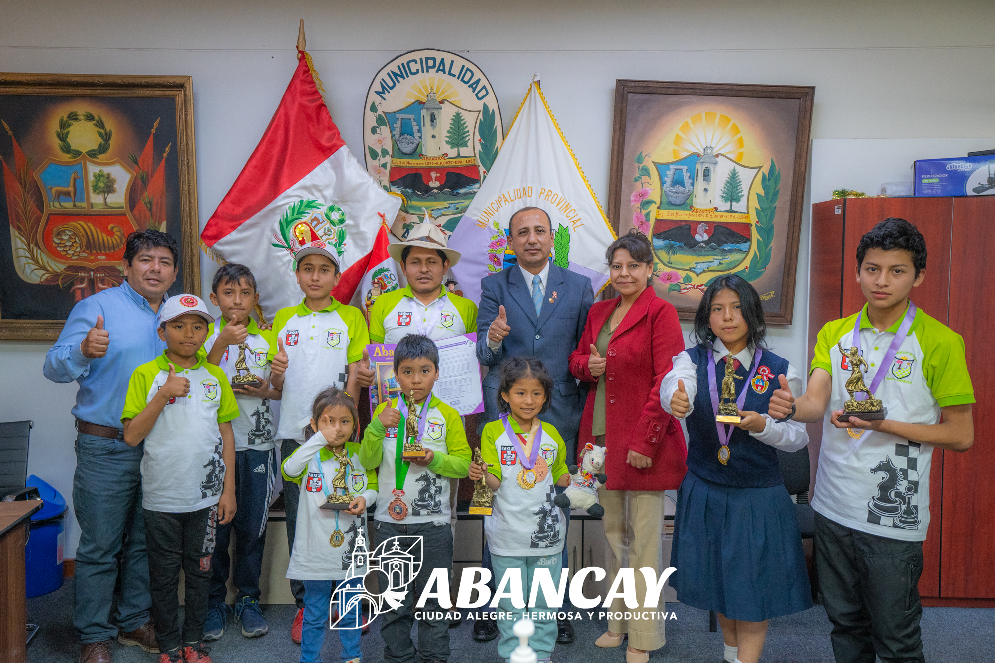Honor Y Distinción En El Ajedrez: Municipalidad Provincial De Abancay (MPA) Reconoce Y Felicita A Jóvenes Promesas.