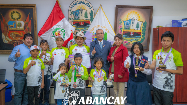   Honor Y Distinción En El Ajedrez: Municipalidad Provincial De Abancay (MPA) Reconoce Y Felicita A Jóvenes Promesas.  