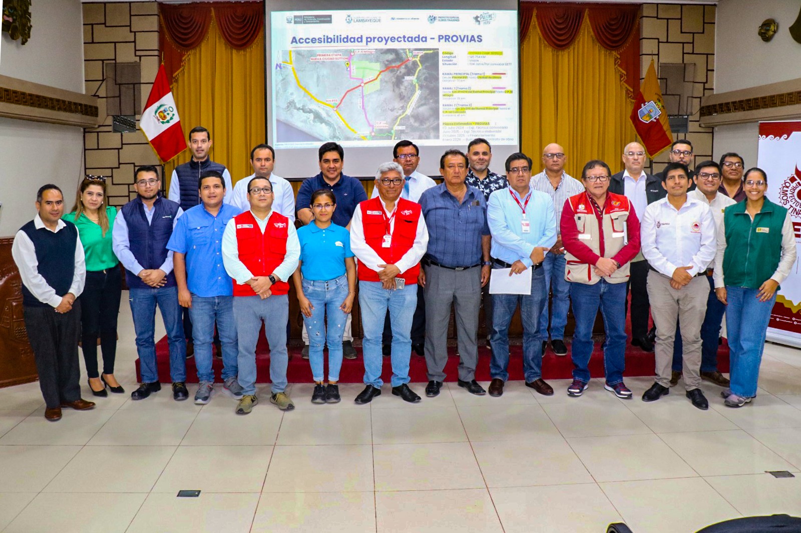 Ministerio de Vivienda, Construcción y Saneamiento, en alianza con el Gobierno Regional de Lambayeque y el Proyecto Especial Olmos Tinajones – PEOT, presentó en sociedad el “Proyecto Urbano Integral del Macrolote “D” de la Nueva Ciudad Charles Sutton de Olmos”.