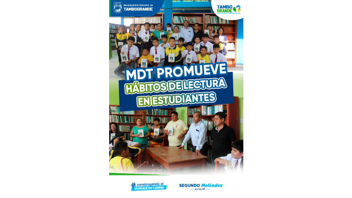 𝐌𝐃𝐓 promueve hábitos de lectura de estudiantes