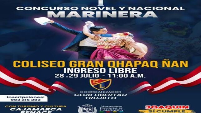¡Ven y descubre la magia de Cajamarca en la I Expo Cajamarca Renace! Conoce aquí todas las actividades y sus horarios. 🤩
📅 Fecha: 26 al 29 de julio
📍 Lugar: Explanada Qhapaq Ñan