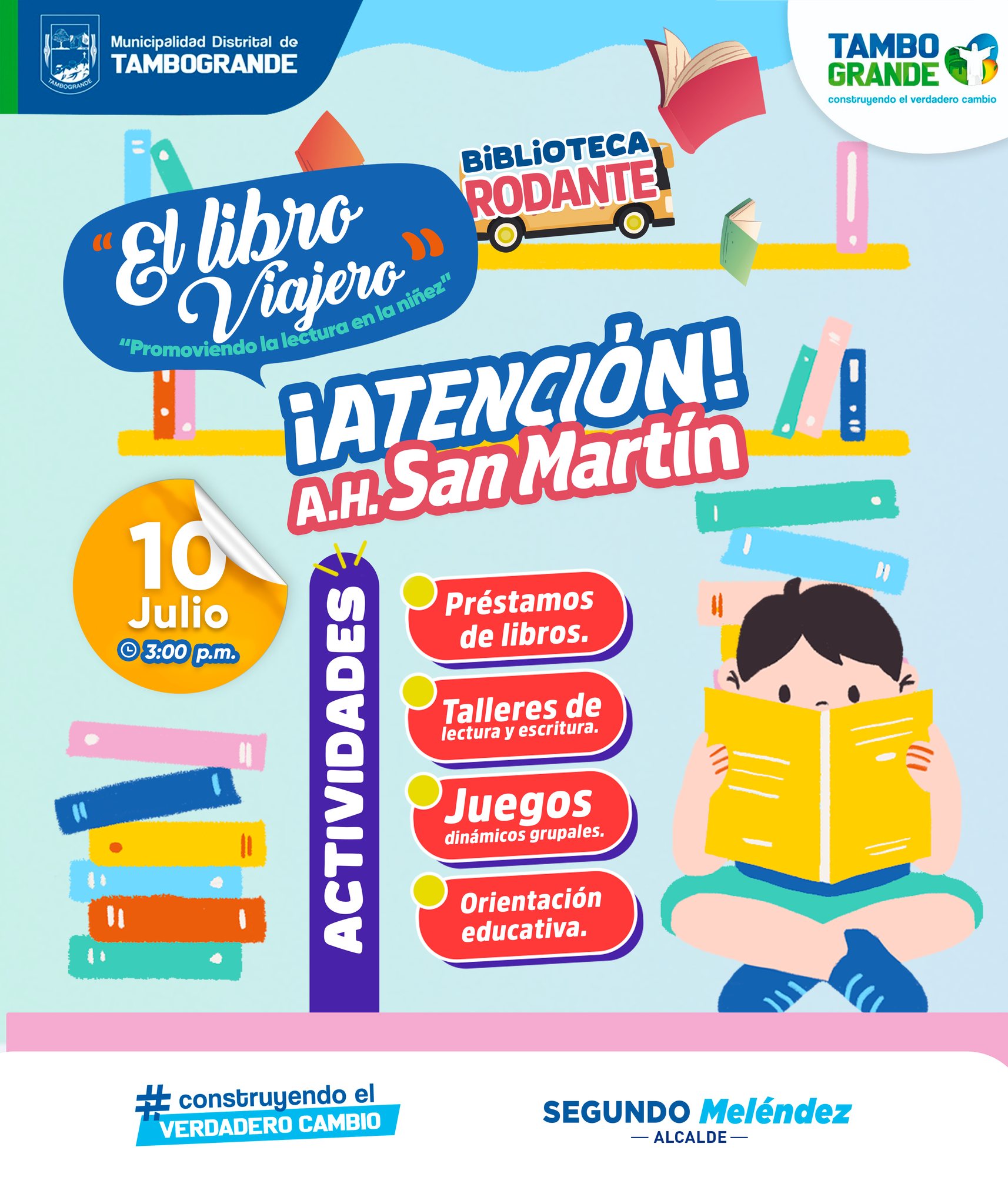Biblioteca rodante "El libro viajero"
