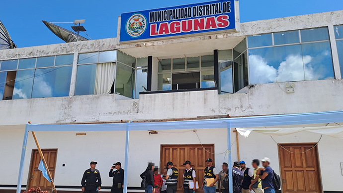 San Martín: Fiscalía anticorrupción interviene municipalidad de Lagunas ante posibles delitos contra la administración pública