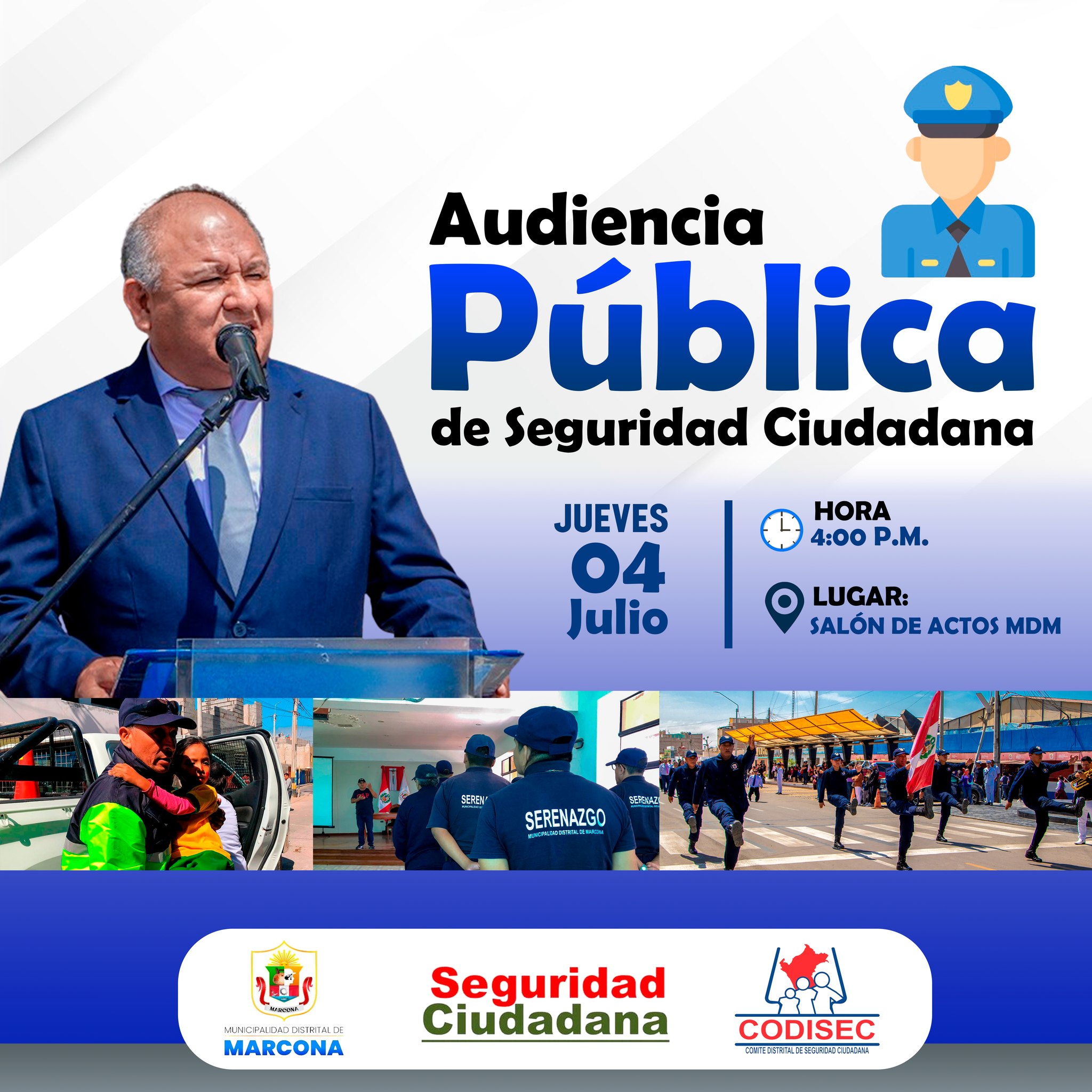 Audiencia seguridad ciudadana