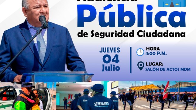 Audiencia seguridad ciudadana